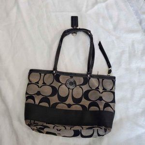 Coach signature purse